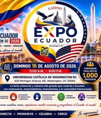 đȘđš EXPO ECUADOR WASHINGTON DC 2026: Ecuador abre sus puertas al mundo desde la capital de los Estados Unidos