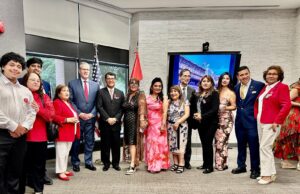 Peruanos en el Exterior reafirman su compromiso con el PerĂș en los actos oficiales por el 205.Âș Aniversario de la Independencia Nacional